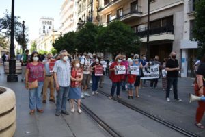 linea 3 protesta