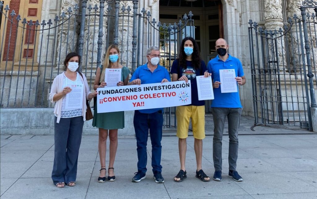 protesta convenio investigadores sanidad