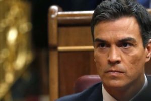 pedro sanchez enfadado