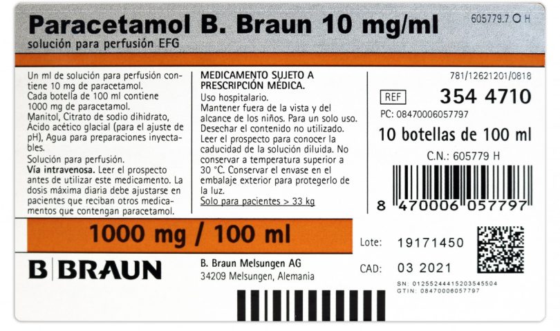 paracetamol braun