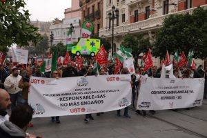 protesta ambulancias