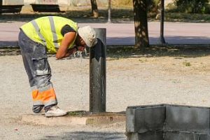 trabajador golpe de calor