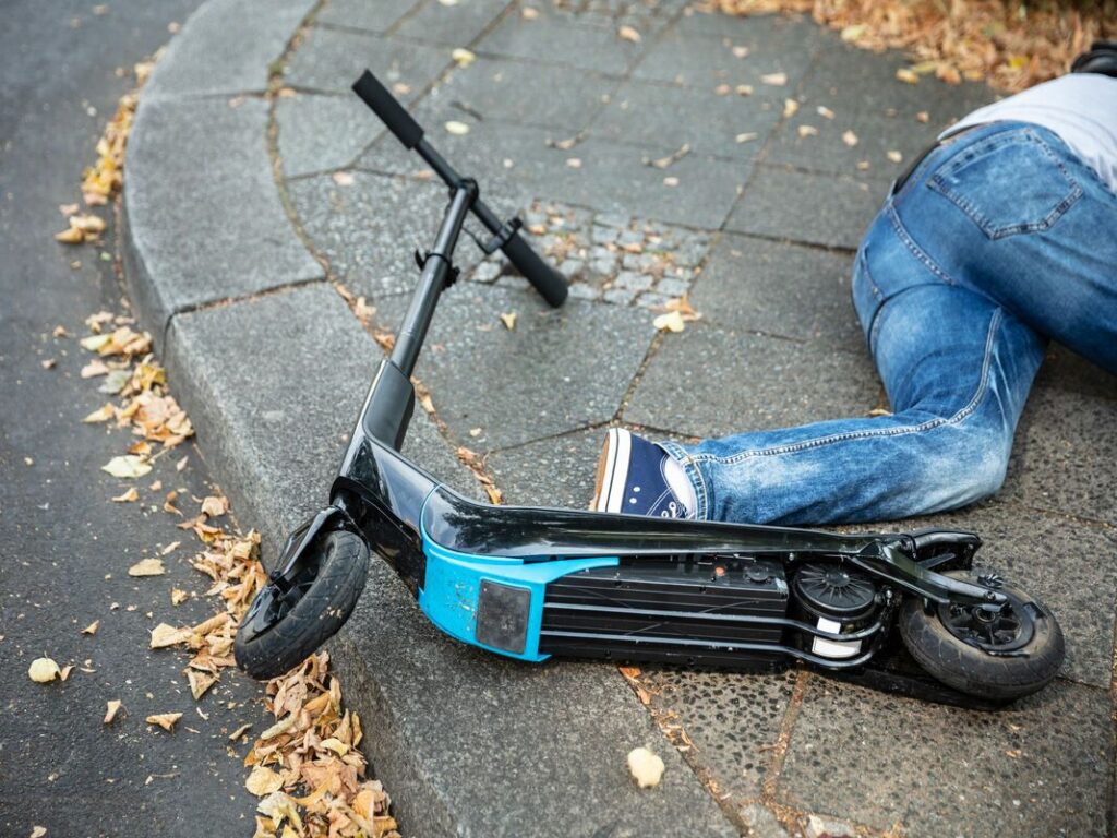 patinete accidente