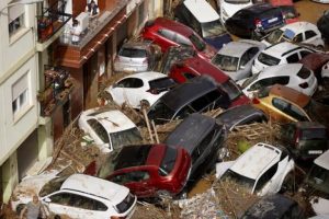 coches inundados valencia