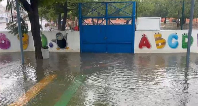 colegio inundado jerez